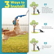Bungee dog tug toy, view 8 - MRSLM