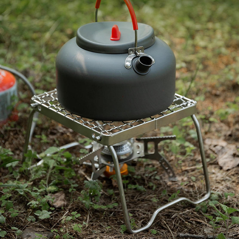 folding campfire grill stand, view 7 - MRSLM
