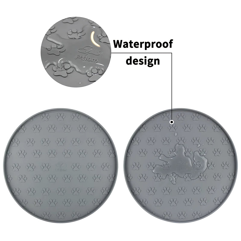 silicone pet feeding mat, view 6 - MRSLM