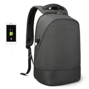 anti-theft laptop backpack with USB port, view 2 - MRSLM