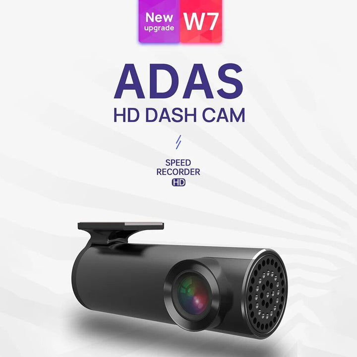 1080P Mini Car Dash Cam with ADAS, Gravity Sensor & USB Loop Recording for Android