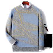 men's loose plaid sweater, view 4 - MRSLM