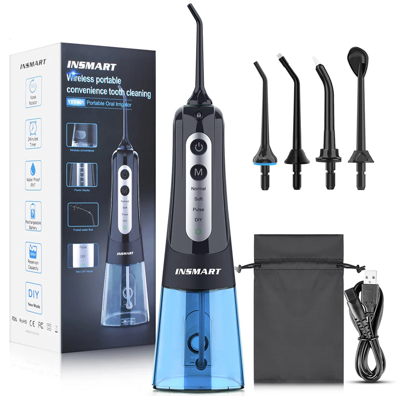 portable waterproof oral irrigator, view 3 - MRSLM