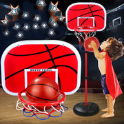 adjustable height kids basketball hoop set, view 2 - MRSLM