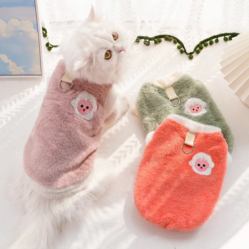 fleece pet vest, view 5 - MRSLM