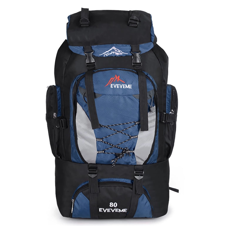 80L outdoor adventure backpack, view 2 - MRSLM