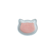 hand-painted ceramic cat food bowl, view 18 - MRSLM