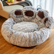 bear paw shaped pet bed, view 8 - MRSLM