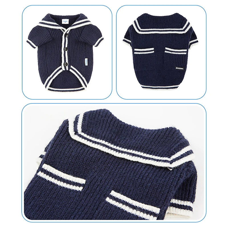 dog cardigan, view 6 - MRSLM