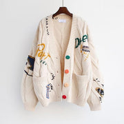 women's cardigan sweater, view 2 - MRSLM