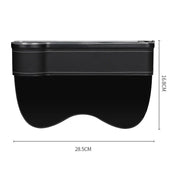 led car seat gap organizer with dual usb, view 15 - MRSLM