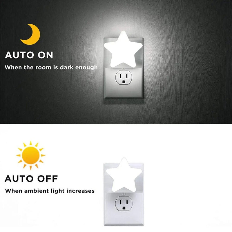 smart star LED night light, view 9 - MRSLM