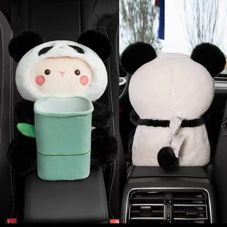 Plush cartoon car tissue holder, view 11 - MRSLM