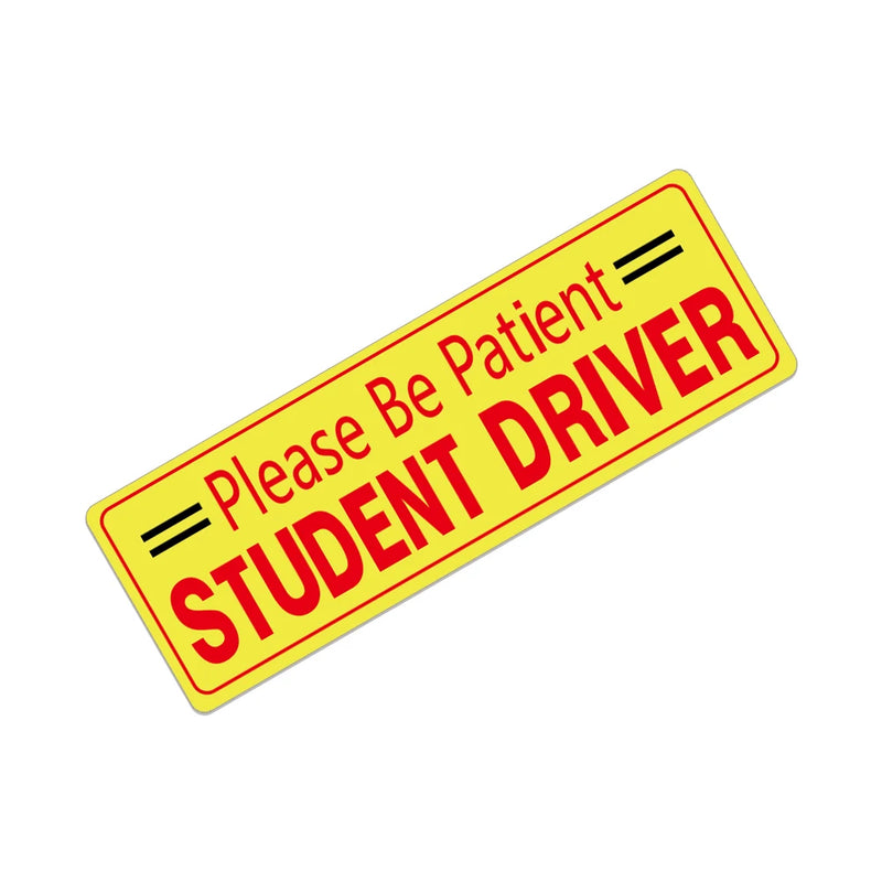 new driver car safety decal, view 3 - MRSLM