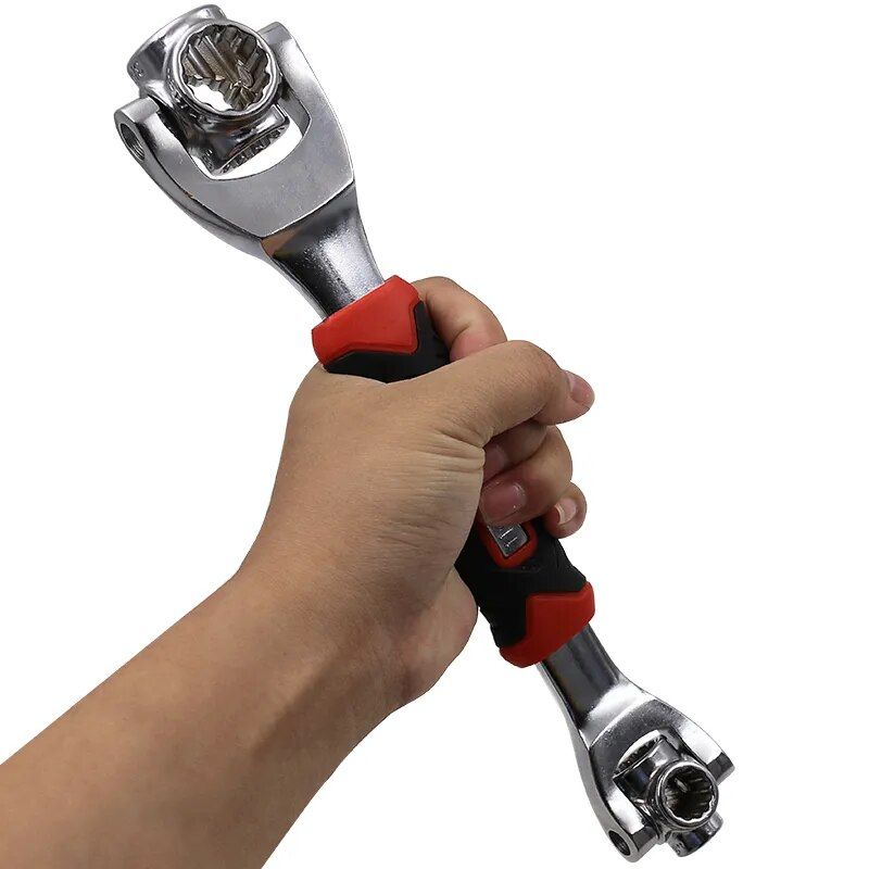 8-in-1 Multifunctional Rotating Socket Wrench - Universal, Non-Slip Grip Tool