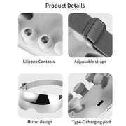 electric eye massager with warm compress, view 6 - MRSLM