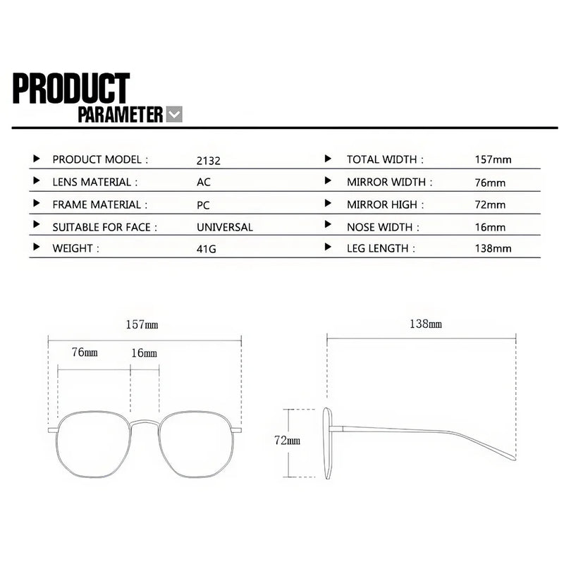 oversized punk sunglasses, view 17 - MRSLM