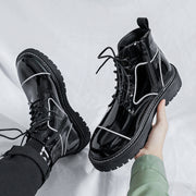 vintage ankle boots with zipper, view 7 - MRSLM