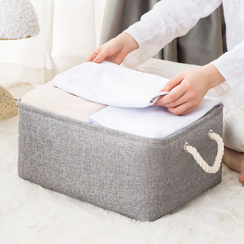 folding laundry storage basket, view 7 - MRSLM