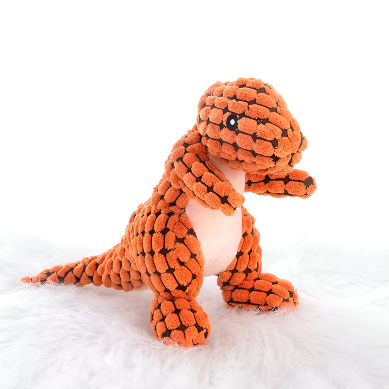 dinosaur plush chew toy for dogs, view 7 - MRSLM