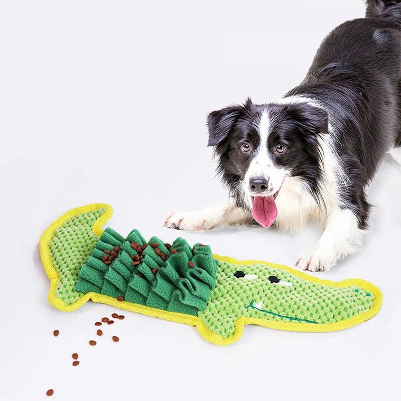 Tapete interativo para cheirar e brinquedo para alimentação lenta para cães
