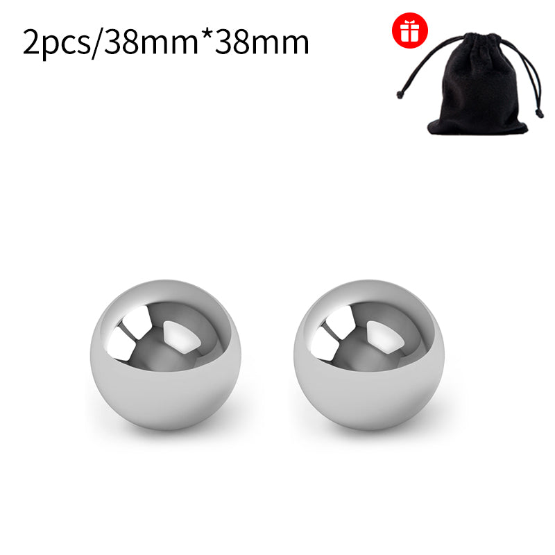 reusable stainless steel ice cubes set, view 2 - MRSLM
