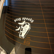 goth bat vinyl car decal, view 8 - MRSLM