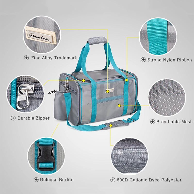 Pet carrier shoulder bag, view 6 - MRSLM