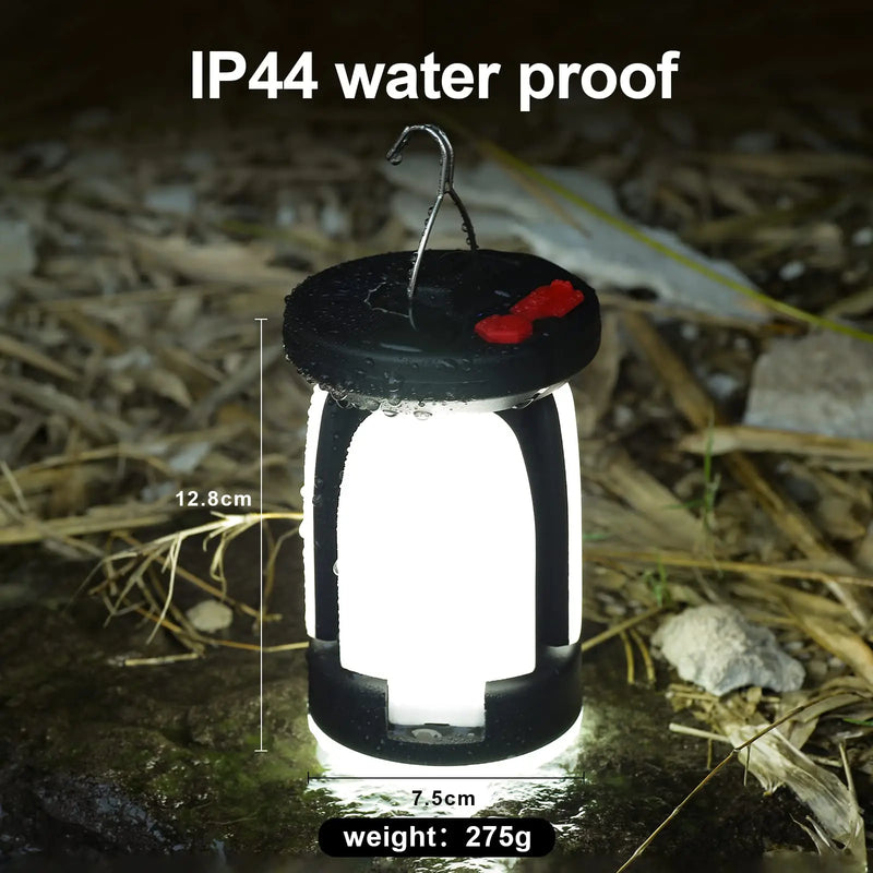 rechargeable solar led camping lantern, view 6 - MRSLM