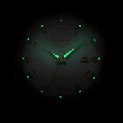 men's leather chronograph sport watch, view 14 - MRSLM