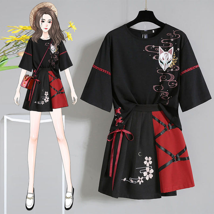 Improved Hanfu Women's Summer Two-piece Suit