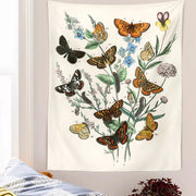 mushroom botanical tapestry wall hanging, view 9 - MRSLM