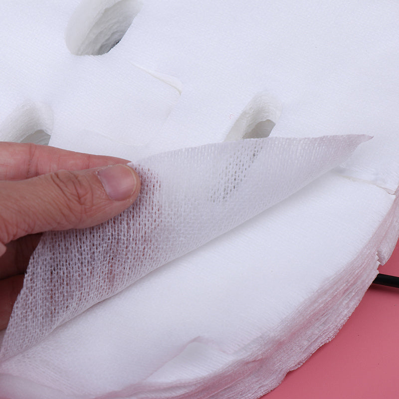 white cotton DIY facial mask sheets, view 8 - MRSLM