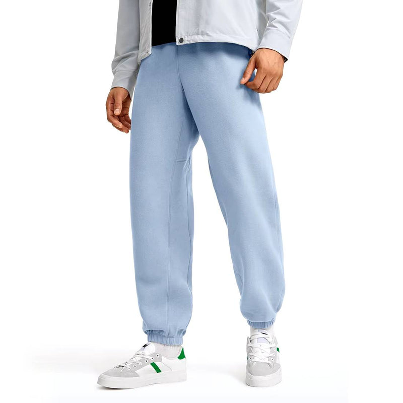 men's cotton fleece sweatpants, view 19 - MRSLM