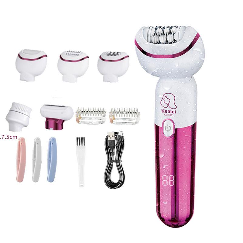 5-in-1 rechargeable hair removal epilator, view 6 - MRSLM