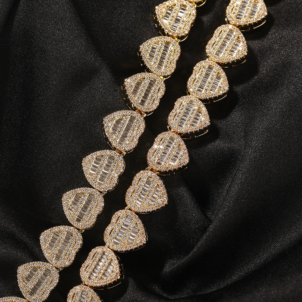 European And American Ins-style New T-square Love Necklace
