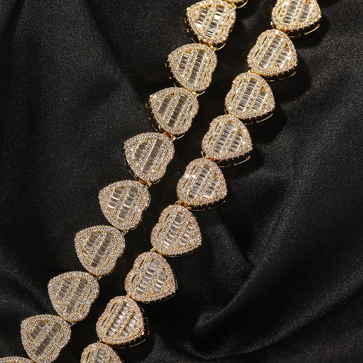 European And American Ins-style New T-square Love Necklace