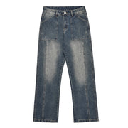 American retro washed distressed jeans, view 2 - MRSLM
