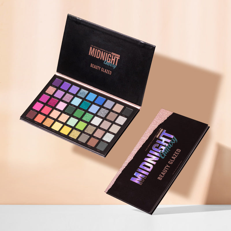 45 Farben Lidschattenpalette Chamäleon-Schimmer Matt Langanhaltend