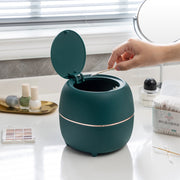 mini round desktop trash can, view 8 - MRSLM
