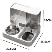 2-in-1 automatic cat feeder and water dispenser, view 9 - MRSLM