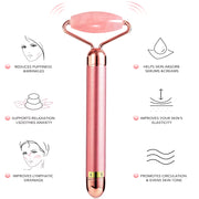 5-in-1 rose quartz face massager wand, view 8 - MRSLM