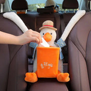 cartoon car trash bin and tissue holder, view 2 - MRSLM