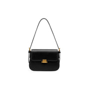 genuine leather small square shoulder bag, view 6 - MRSLM