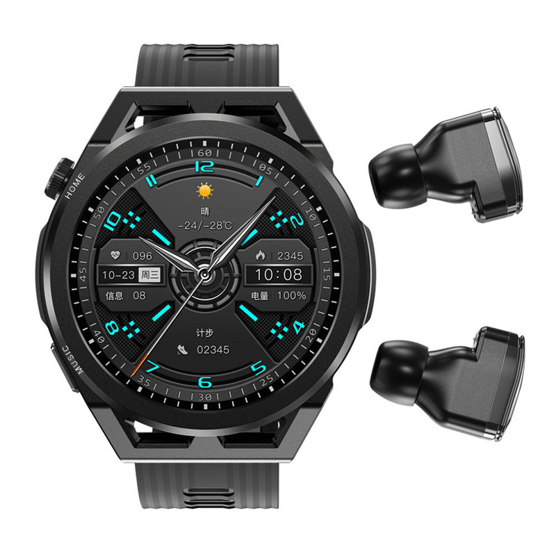 Smart Watch Headset 2-in-1 TWS Two-way Call 4G Memory Smart Watch