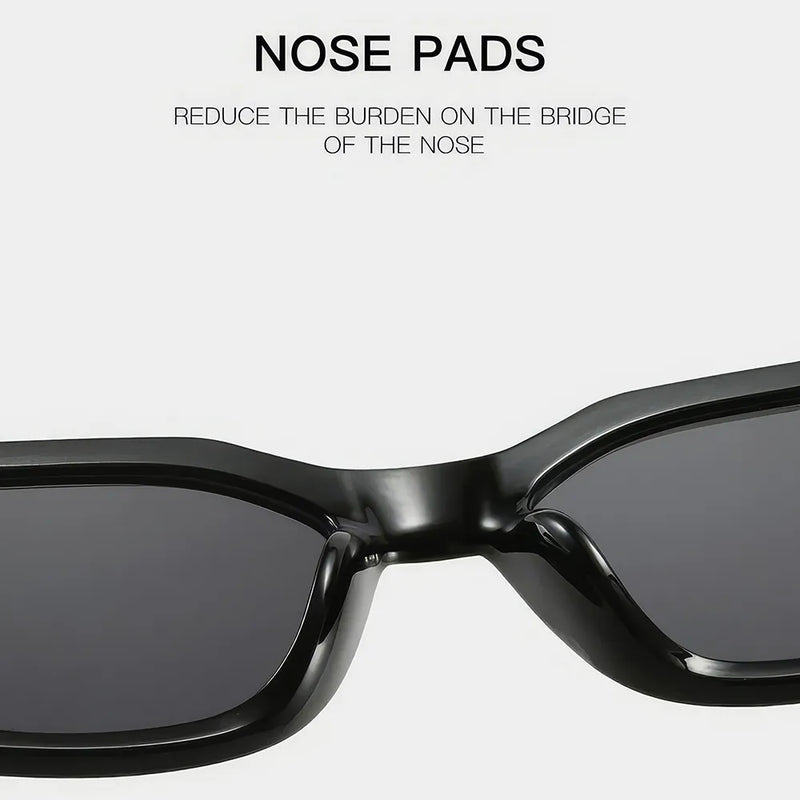 Retro irregular square sunglasses, view 6 - MRSLM