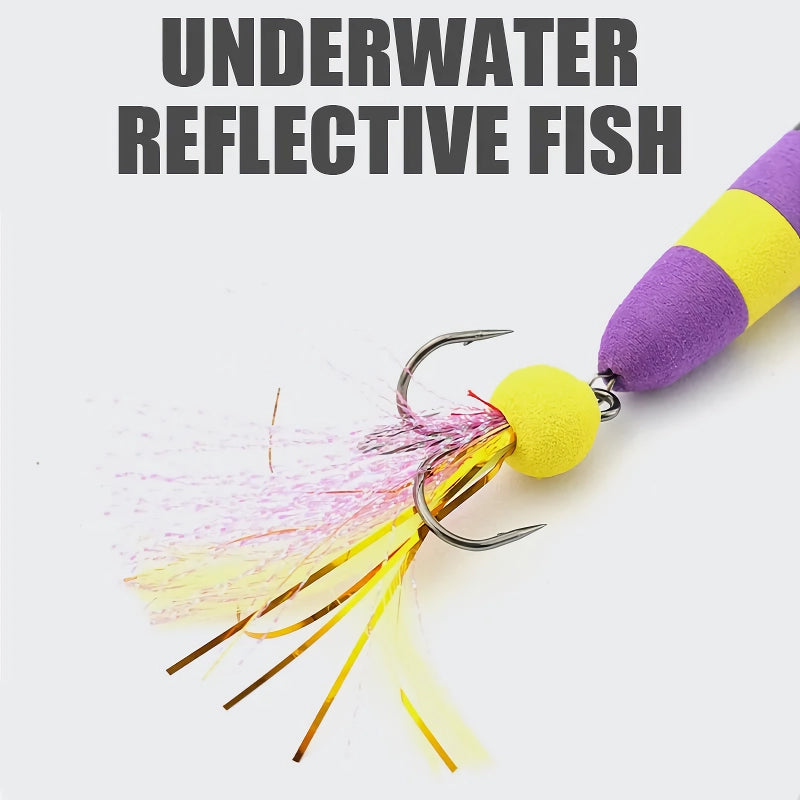 multicolor soft fishing lure, view 6 - MRSLM