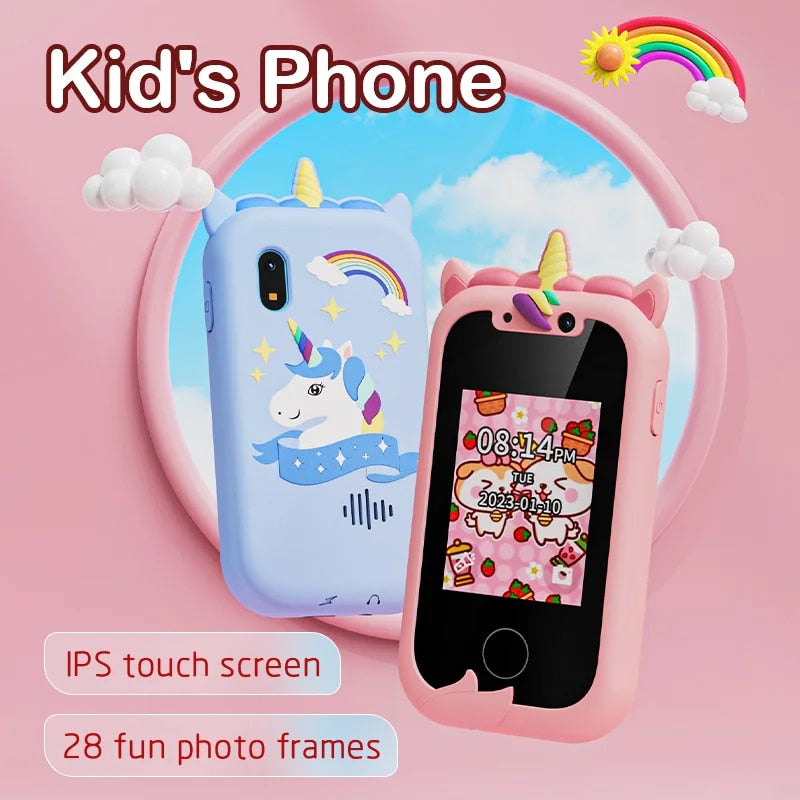 Interactive Touchscreen Kids' Smart Camera Phone with MP3 Player