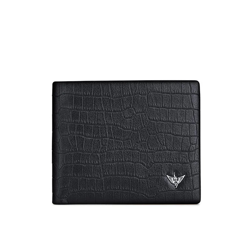 Men's leather wallet with RFID protection, view 2 - MRSLM