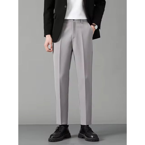 men's casual slim suit pants, view 2 - MRSLM